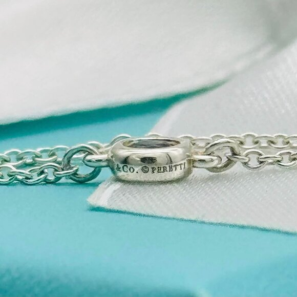 Tiffany & Co. SS Aquamarine CBTY Color by the Yard Ring Size 6 EUC - Picture 4 of 9